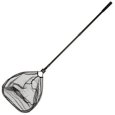 Snowbee - Snowbee Folding Head Trout Net with Telescopic Handle - 50 x 42cms - Upavon Fly Fishing