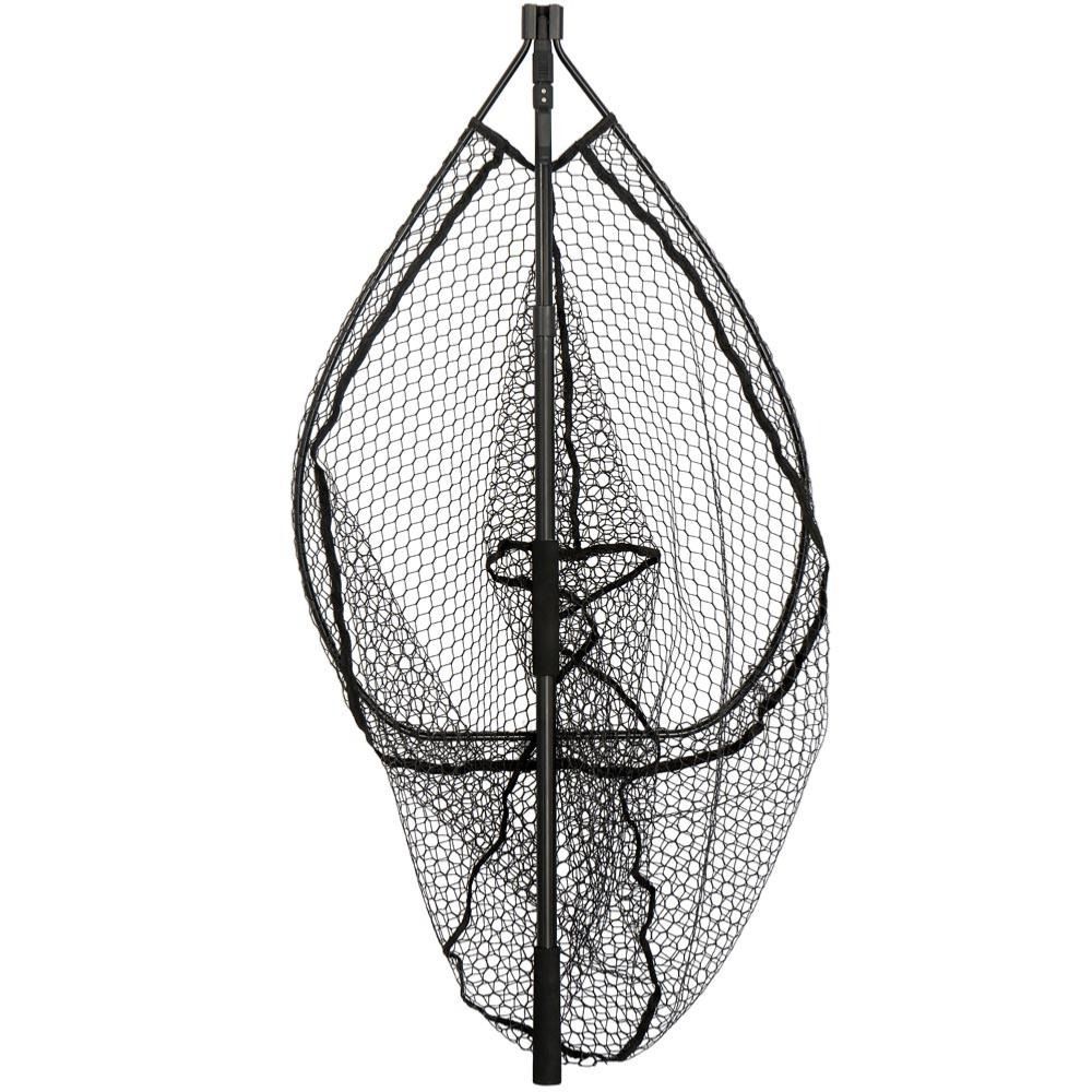 Snowbee - Snowbee Folding Head Trout Net with Telescopic Handle - 50 x 42cms - Upavon Fly Fishing