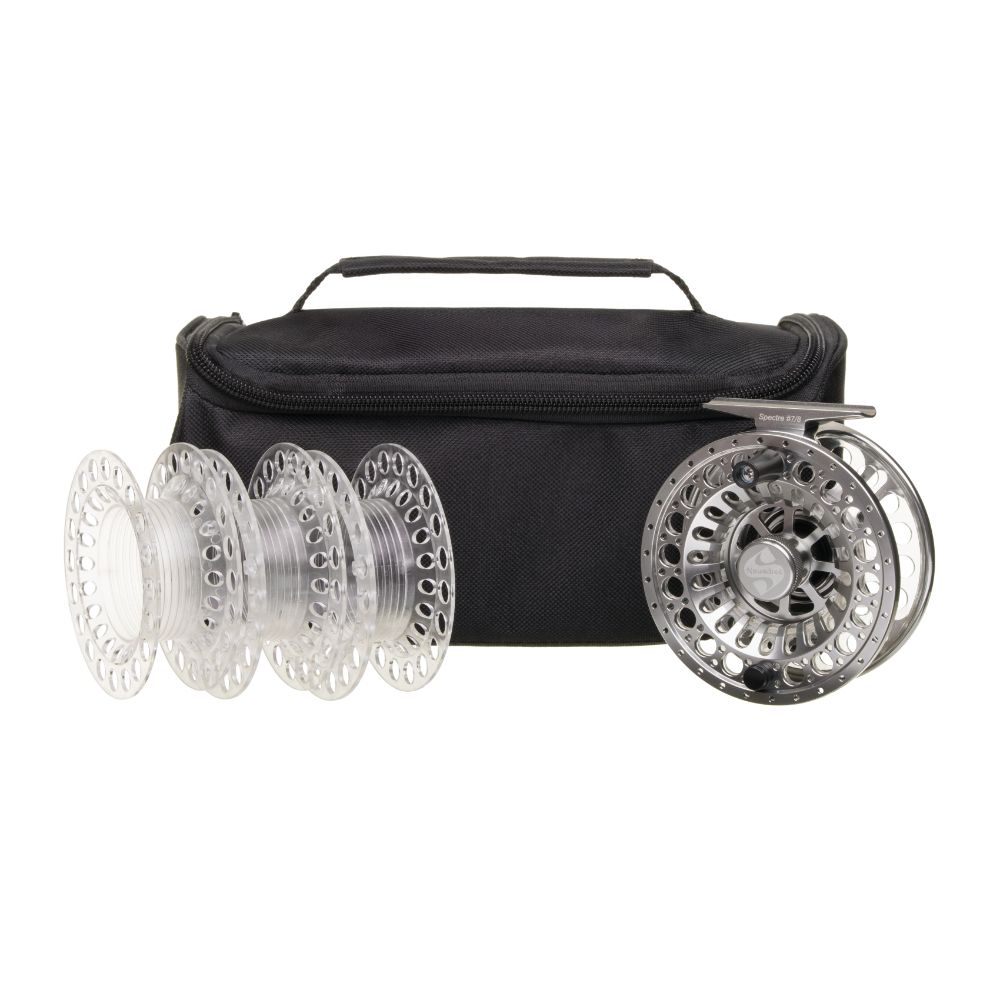 Snowbee - Snowbee Spectre 7/8 Cassette Fly Reel Kit - Silver - Upavon Fly Fishing
