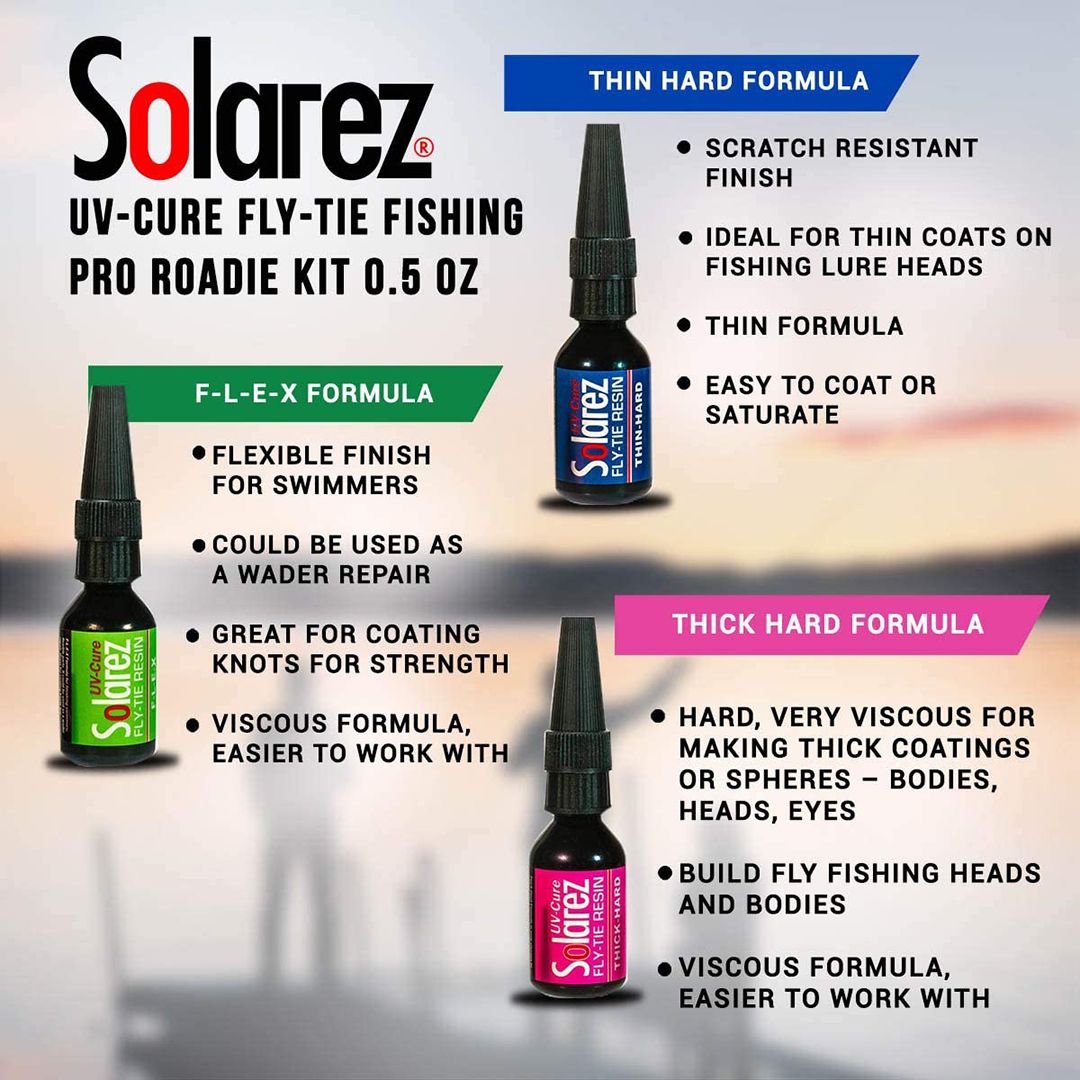 Solarez UV-Cure Fly-Tie Pro Roadie Kit