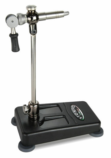 Stonfo 504 Flylab Lever Vice with pedestal base and C-clamp