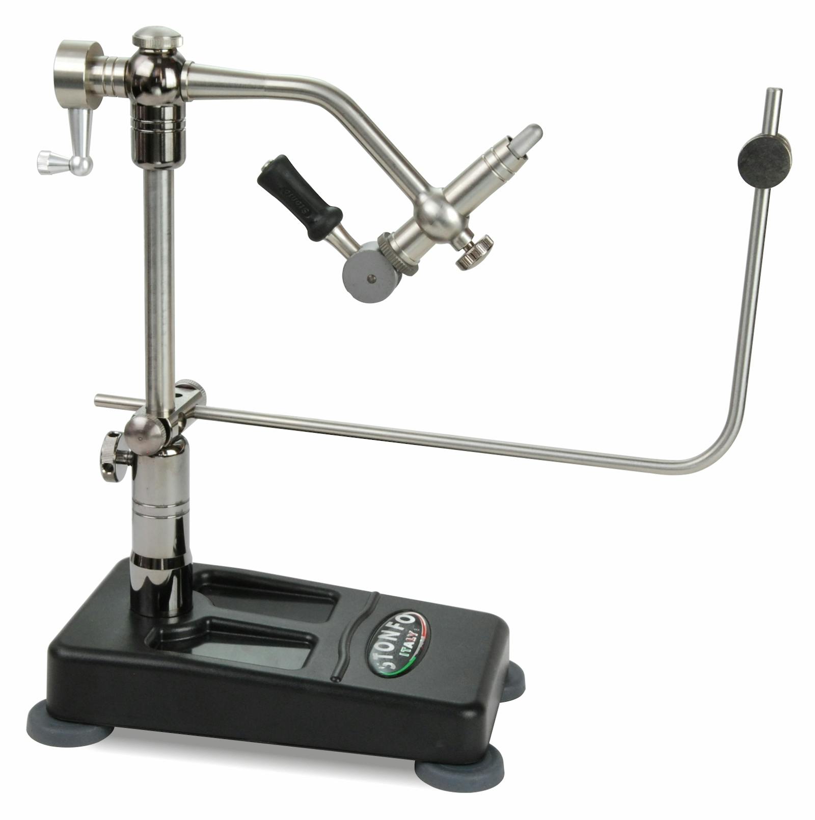 Stonfo 516 Flytec Lever Vice with pedestal base and C-clamp