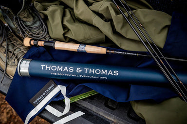 Thomas & Thomas Contact II technical nymphing fly rod and rod tube