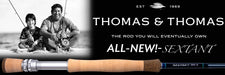Thomas & Thomas Sextant saltwater fly rod promotional banner