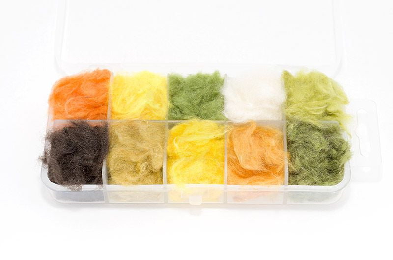 Troutline Kapok Dubbing Box Set - Upavon Fly Fishing