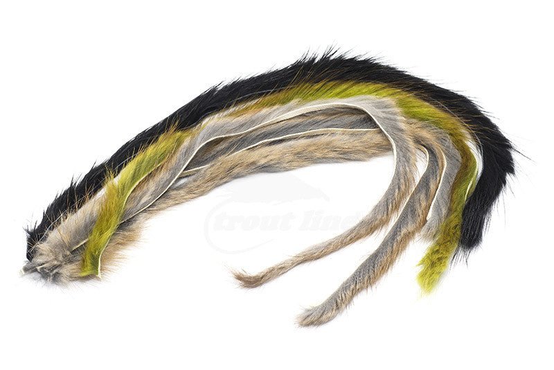 Troutline Muskrat Zonker Strips 3mm