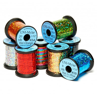 UNI - Uni Holographic Mylar Tinsel - Upavon Fly Fishing