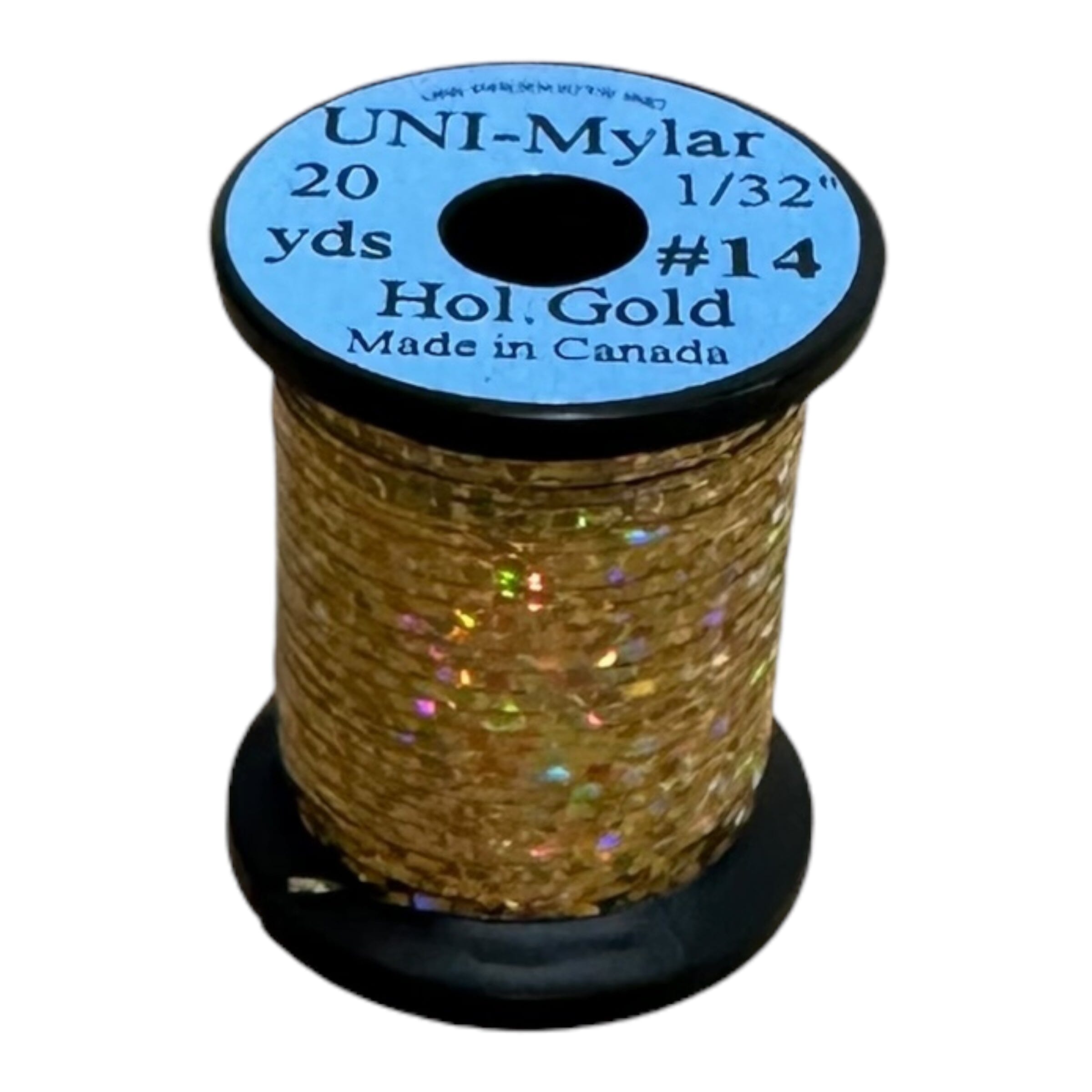 Uni Holographic Mylar Tinsel - Upavon Fly Fishing