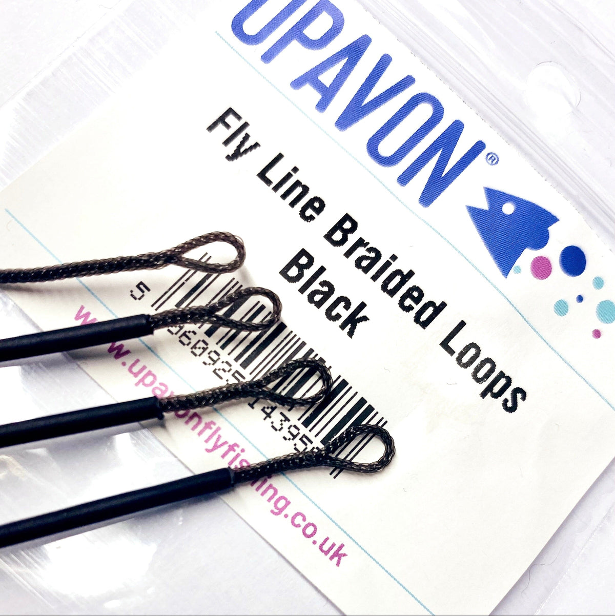 Upavon Black Shrink Tube Fly Line Braided Loops | Upavon Fly Fishing