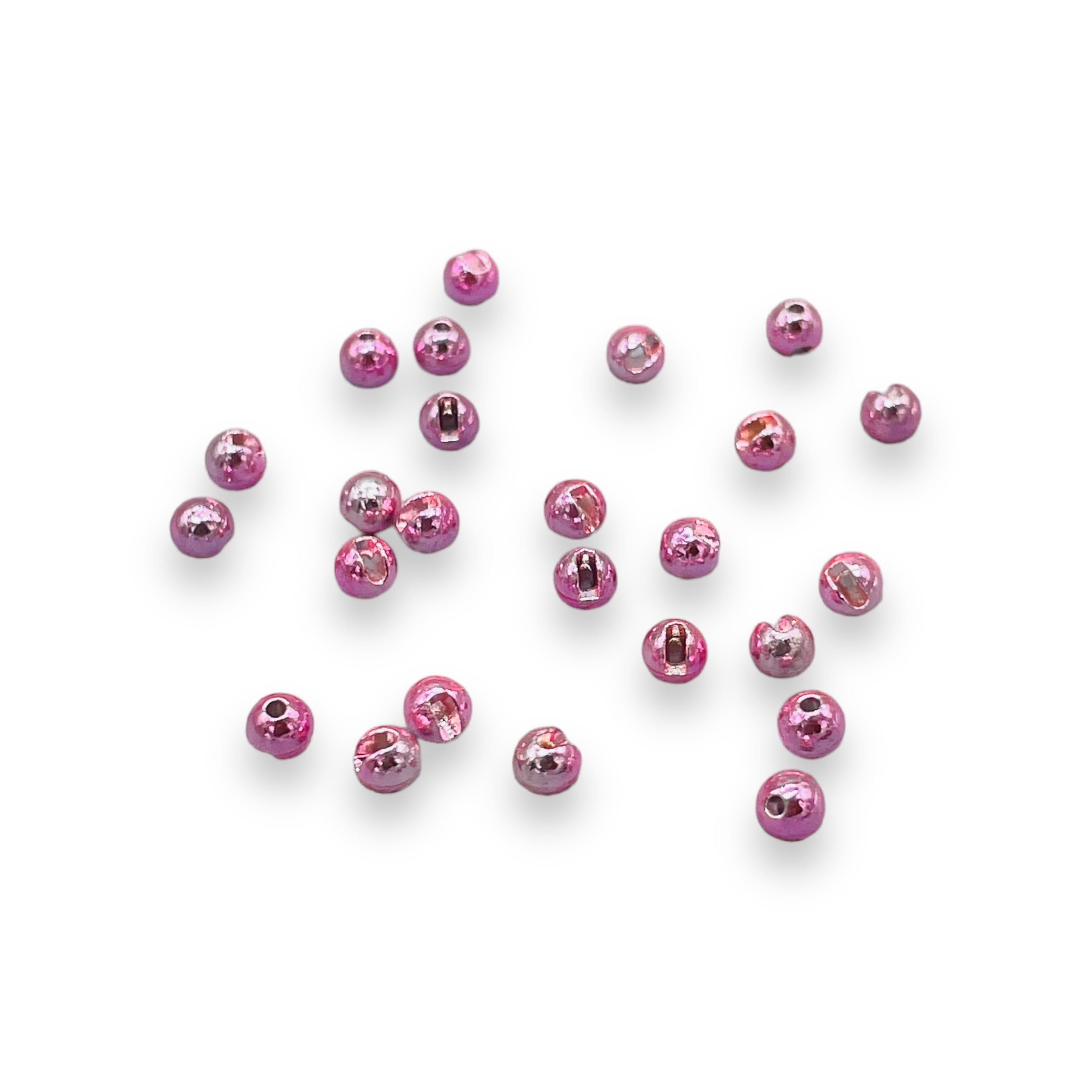 Upavon Slotted Metallic Tungsten Beads - Upavon Fly Fishing
