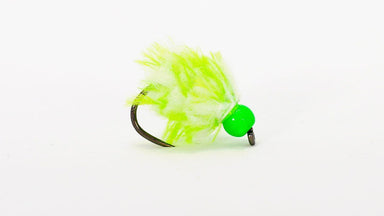 UPAVON FLY FISHING - Atomic Egg Toxic Green Weighted - Upavon Fly Fishing
