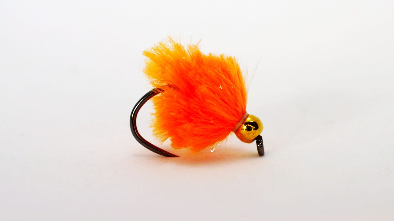 UPAVON FLY FISHING - Mini Blob Orange Weighted - Upavon Fly Fishing