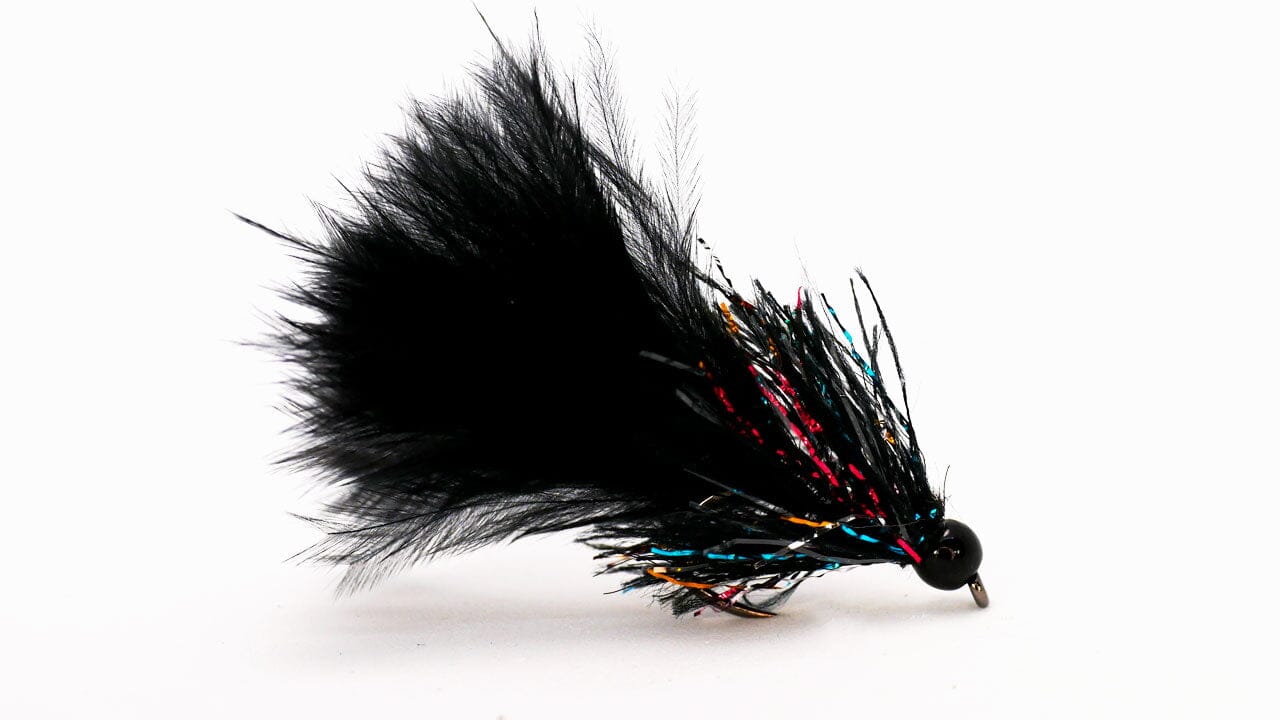 UPAVON FLY FISHING - Straggle Lure Black Mosaic - Upavon Fly Fishing