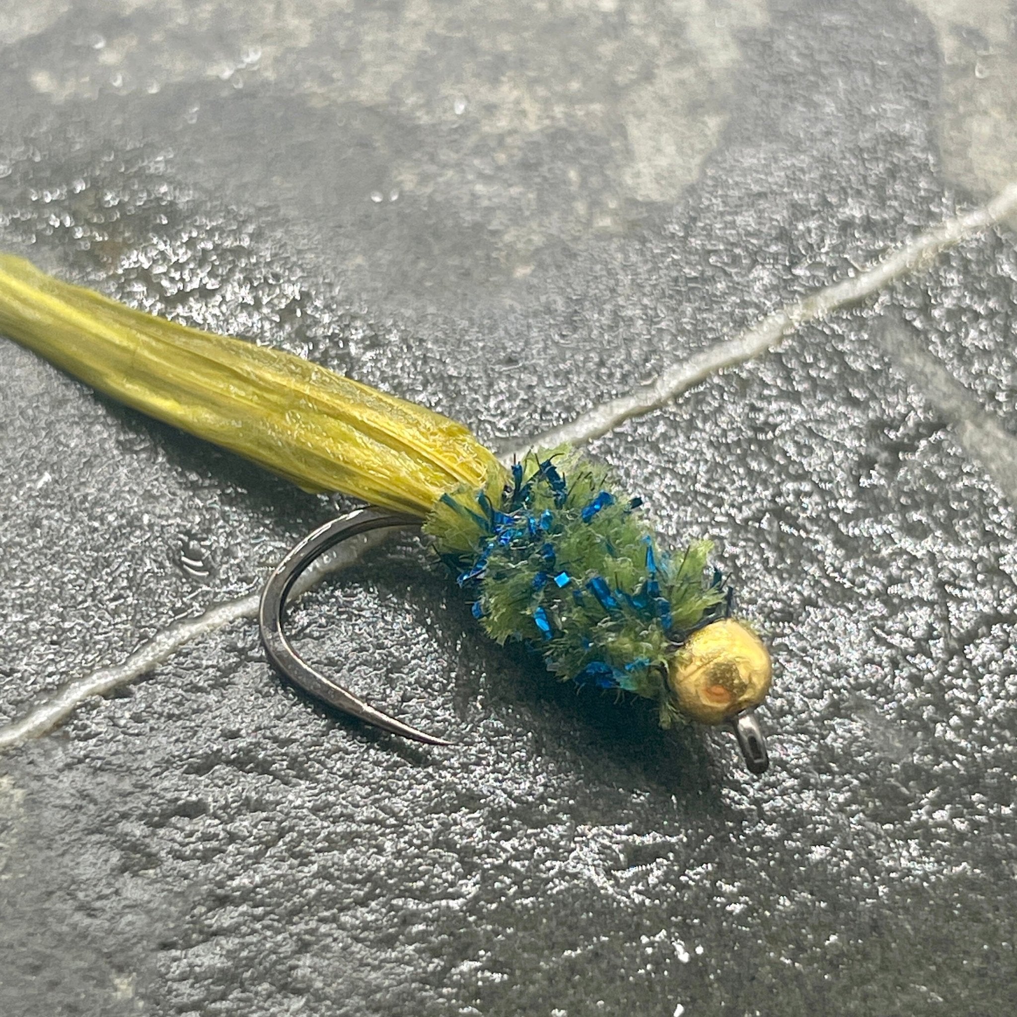UPAVON FLY FISHING - Upavon Blue Flash Damsel Bugger Chenille - Upavon Fly Fishing
