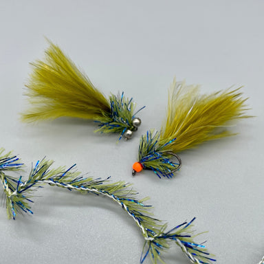 UPAVON FLY FISHING - Upavon Blue Flash Damsel Straggle Hackle - Upavon Fly Fishing