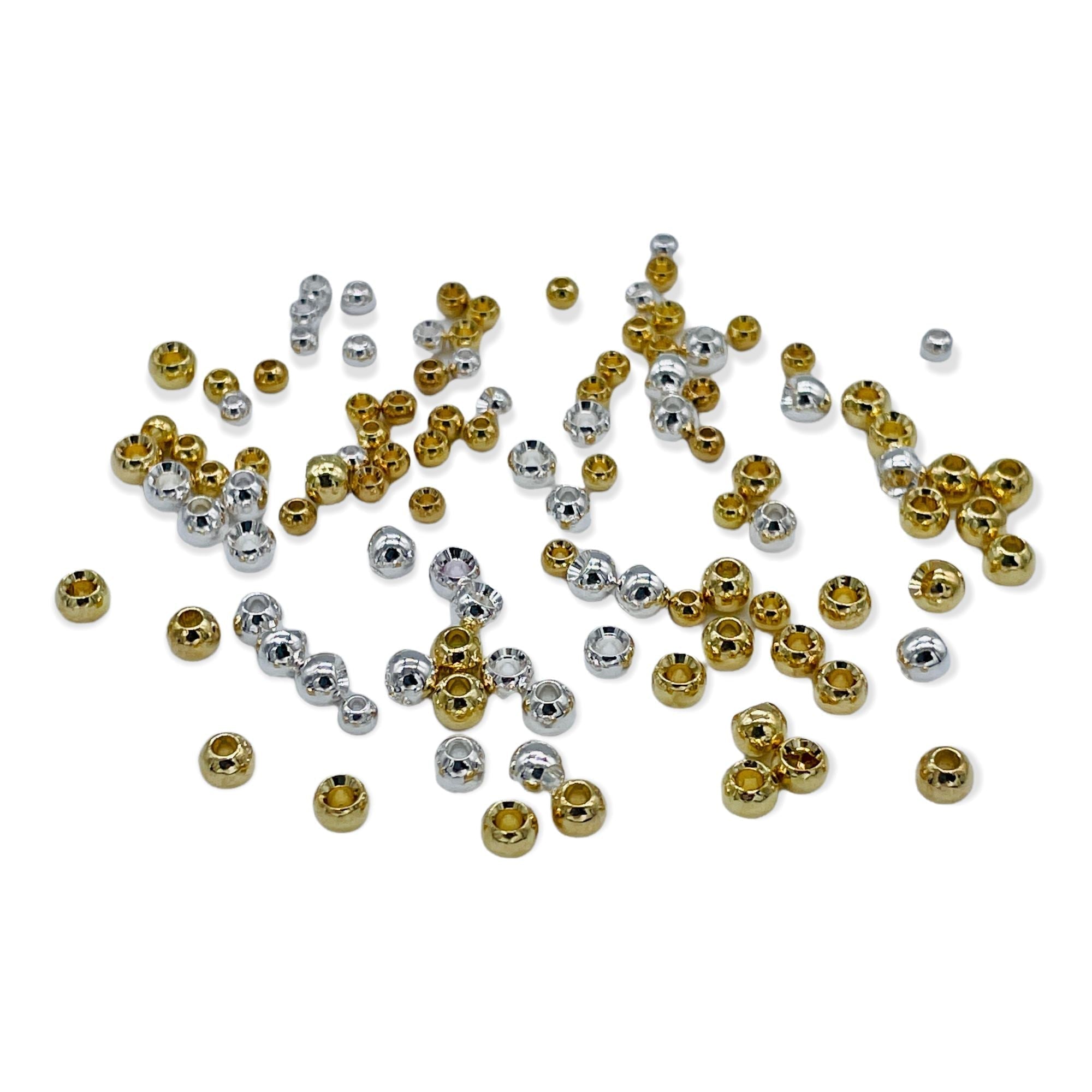 Upavon Countersunk Metallic Brass Beads