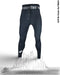 AIRBLITZ Pitch Black Perforated Neoprene Leggings - Unisex