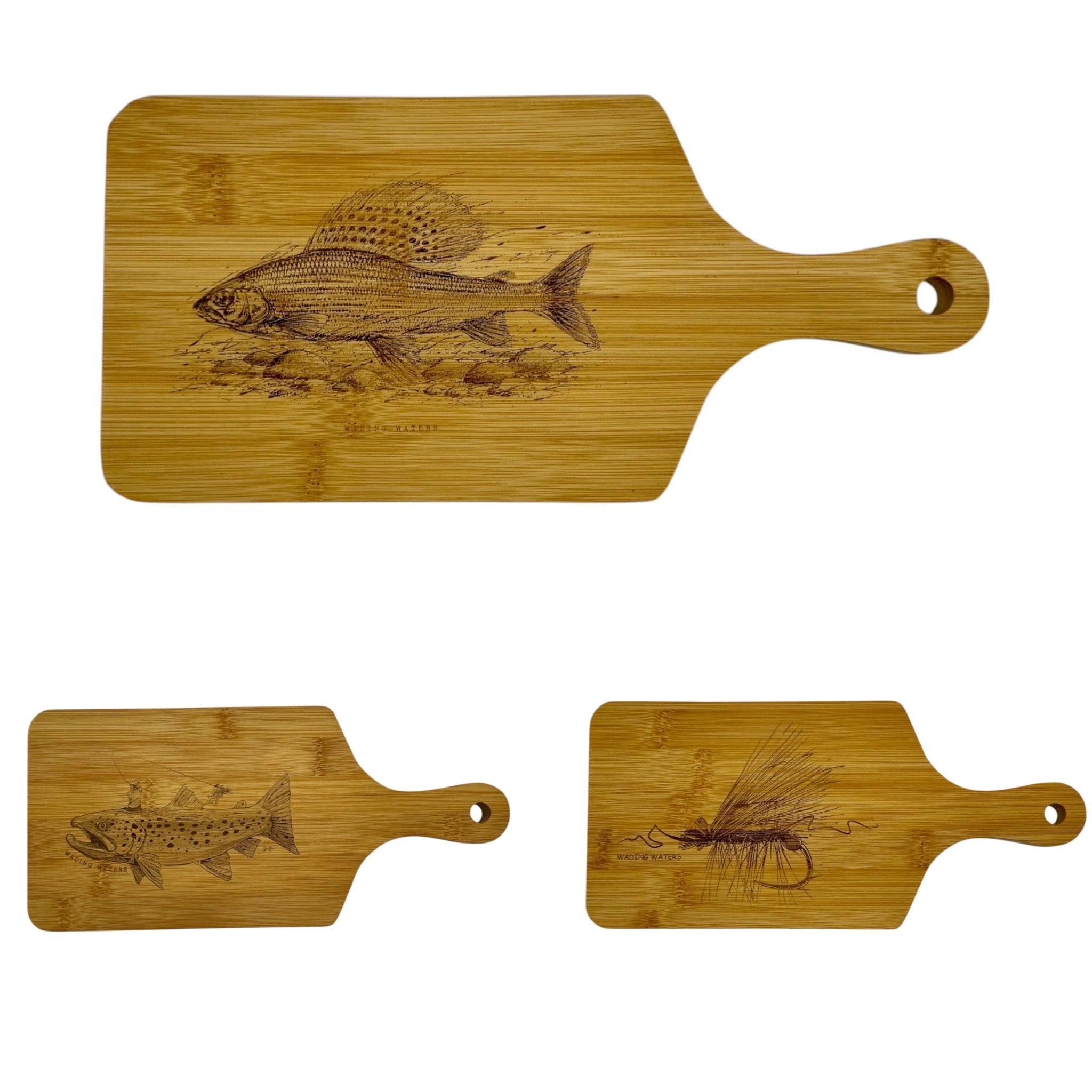 Wading Waters - Wading Waters Signature Series Chopping Boards - Upavon Fly Fishing