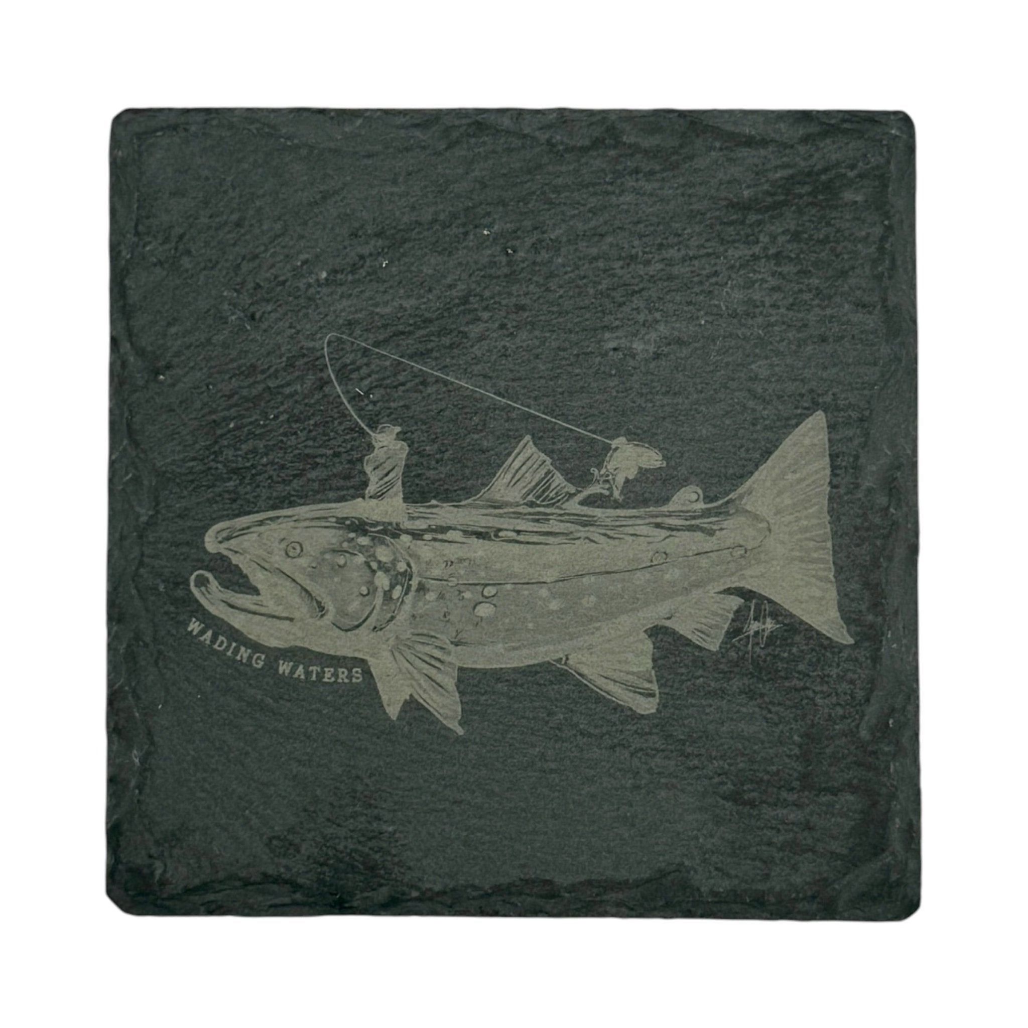 Wading Waters - Wading Waters Signature Series Slate Coasters - Upavon Fly Fishing