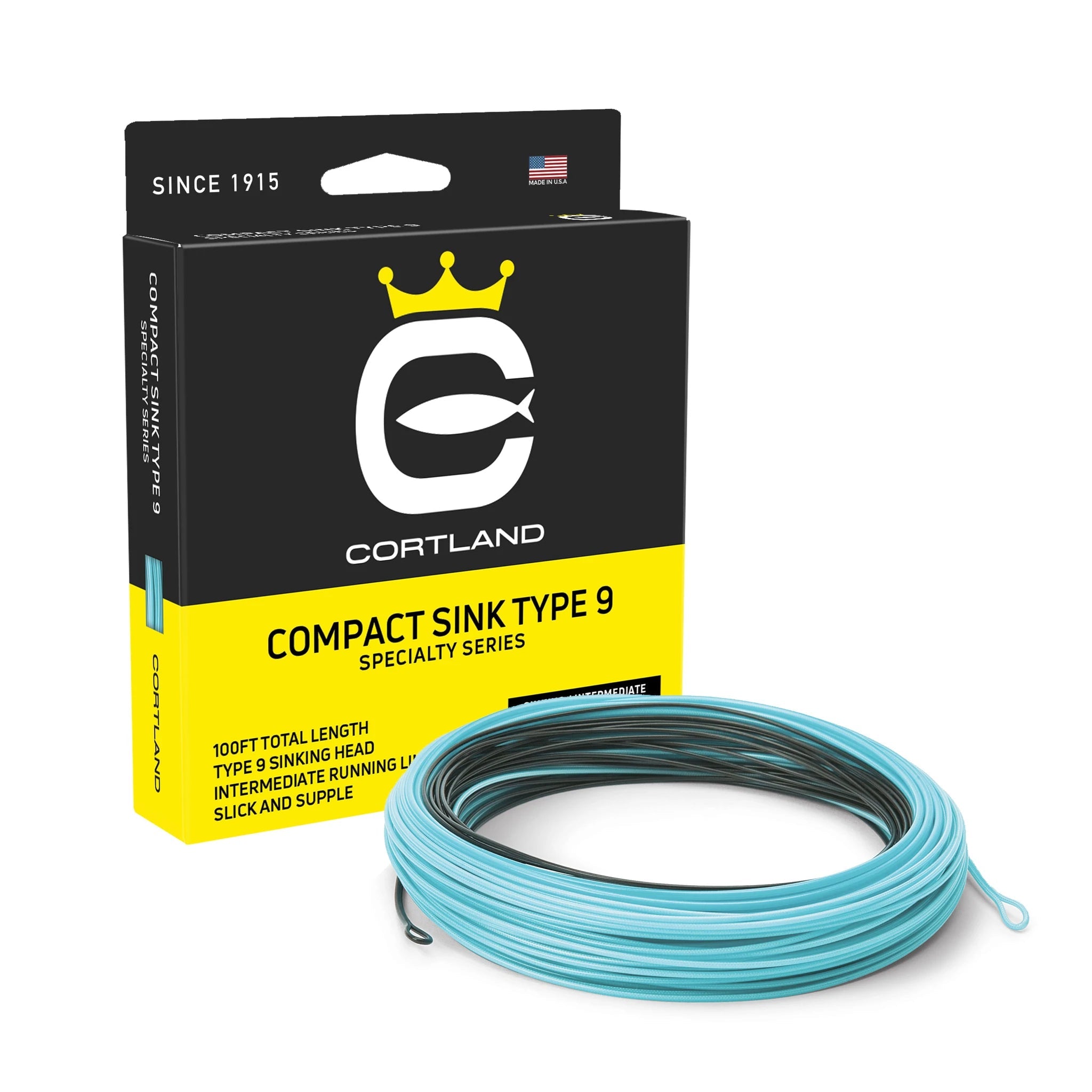 Cortland 444 Compact Sink Di9 Fly Line - Upavon Fly Fishing