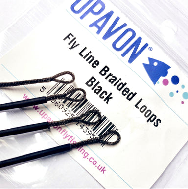Upavon Black Fly Line Braided Loops (4 Pack) - Upavon Fly Fishing